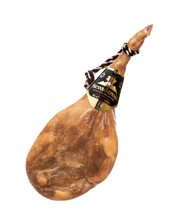 Serrano Ham Nevadensis Black Label from the Alpujarra with 18 Months Natural Curing
